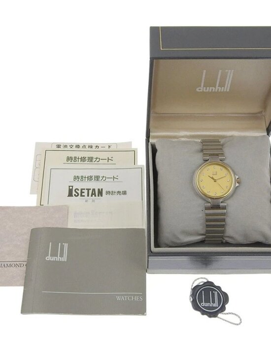 Dunhill 12P Watches IvoryDial Stainless Steel Quartz Analog display unisex main image 7